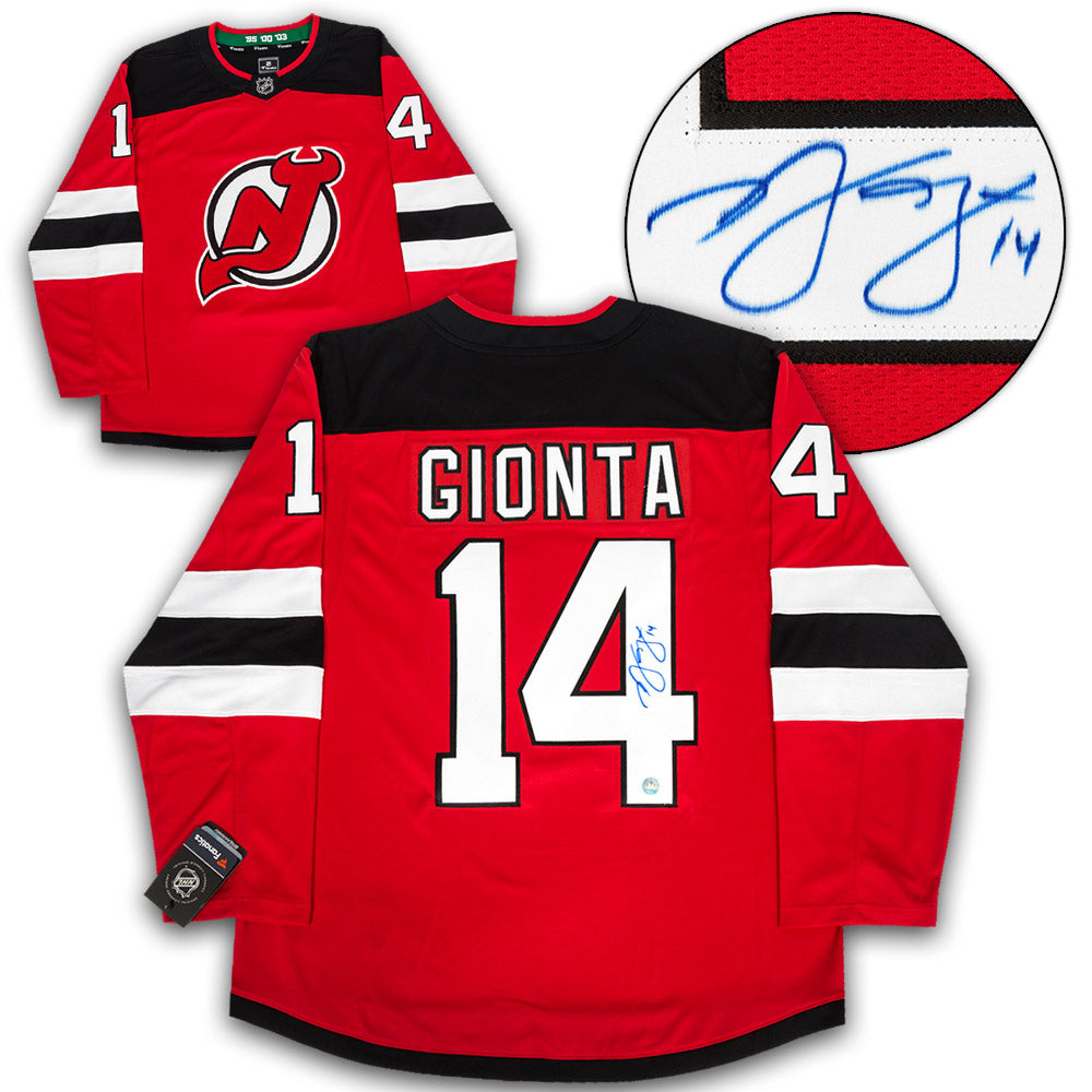 Brian Gionta New Jersey Devils Autographed Fanatics Jersey