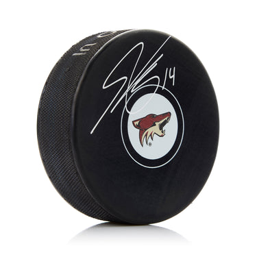 Shayne Gostisbehere Signed Arizona Coyotes Hockey Puck