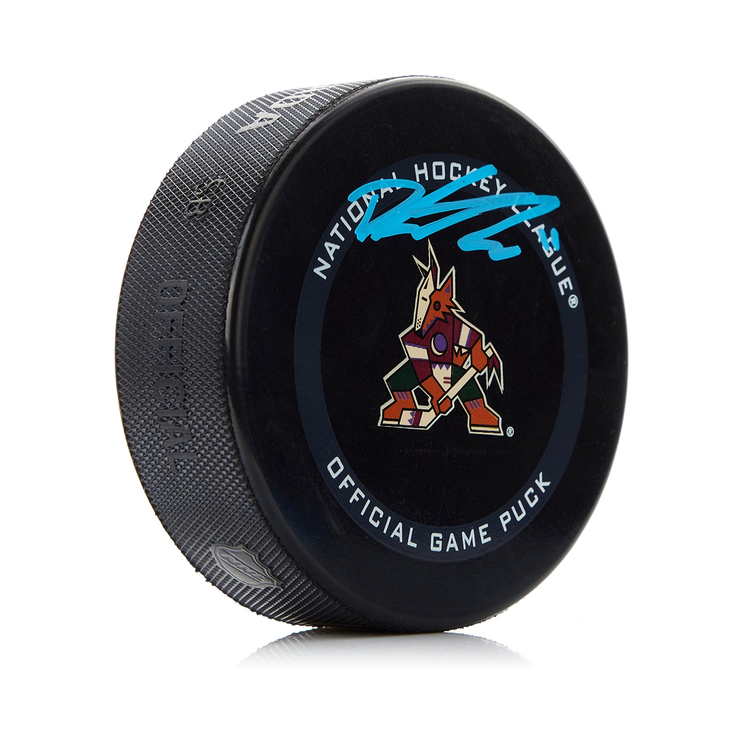 Dylan Guenther Signed Arizona Coyotes Official Game Puck