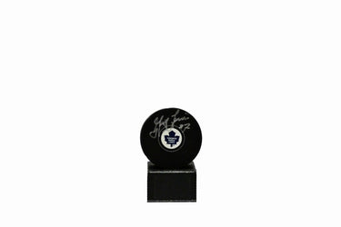 Greg Terrion Authentic Autographed Toronto Maple Leafs Puck