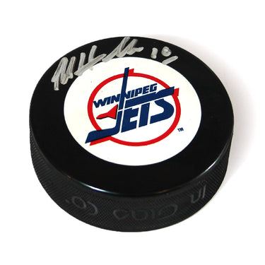 Dale Hawerchuk Winnipeg Jets Autographed Hockey Puck (Thick Auto)