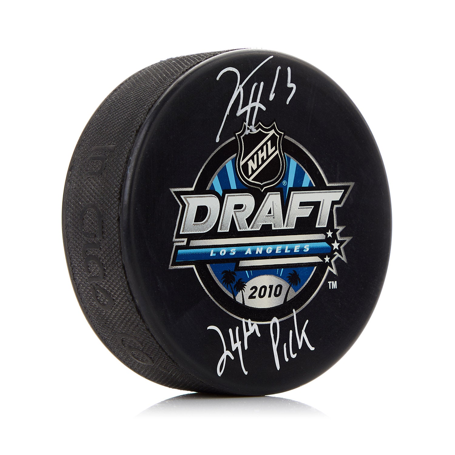 Kevin Hayes Signed 2010 NHL Entry Draft Puck with 24th Pick Note