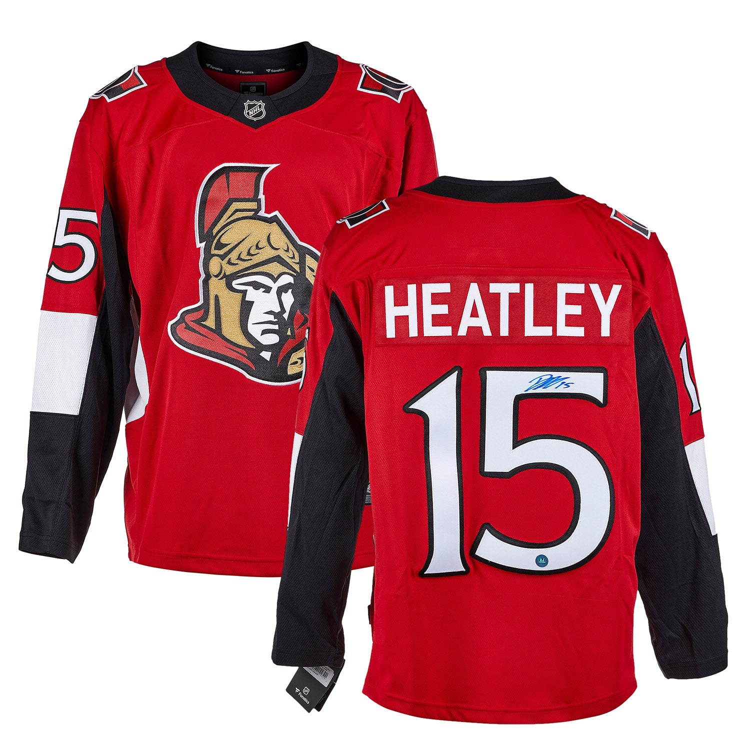 Danny Heatley Ottawa Senators Autographed Fanatics Jersey
