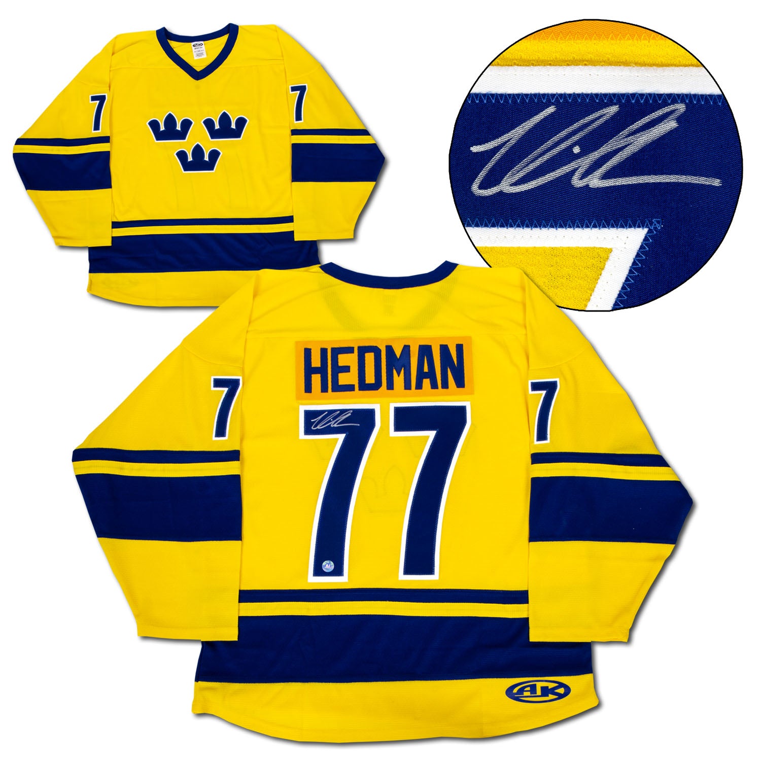 Victor Hedman Team Sweden Autographed Hockey Jersey
