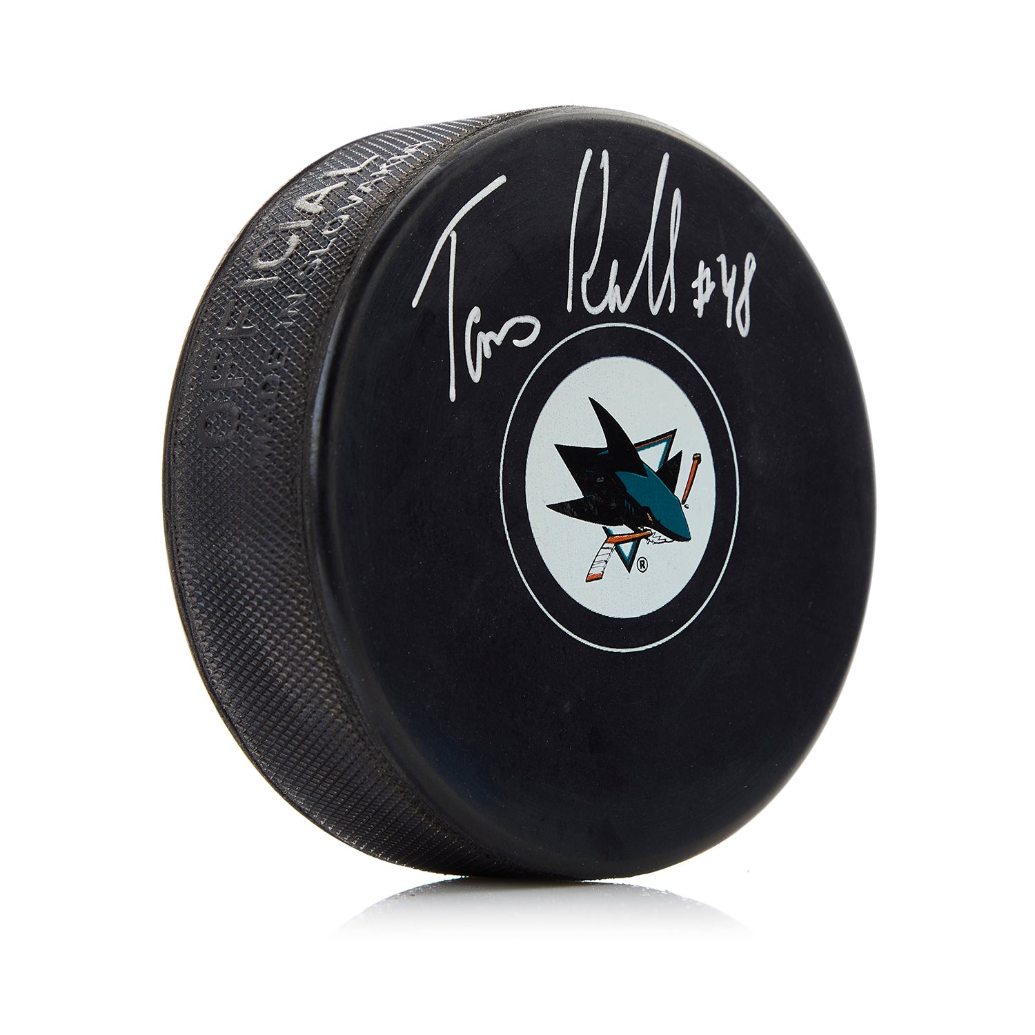 Tomas Hertl Autographed San Jose Sharks Hockey Puck