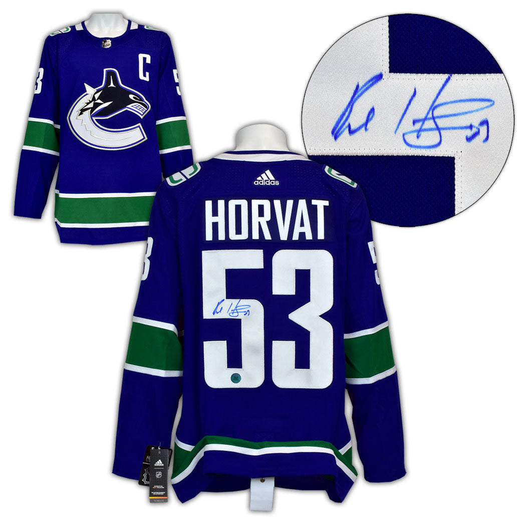 Bo Horvat Vancouver Canucks Autographed Adidas Jersey