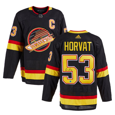 Bo Horvat Vancouver Canucks Signed Black Alt Adidas Jersey