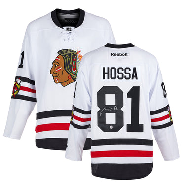 Marian Hossa Chicago Blackhawks Signed 2015 Winter Classic Reebok Jersey