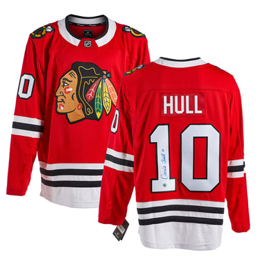 Dennis Hull Chicago Blackhawks Autographed Fanatics Jersey