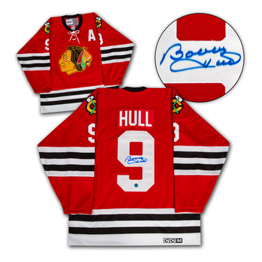 Bobby Hull Chicago Blackhawks Signed Vintage CCM Jersey