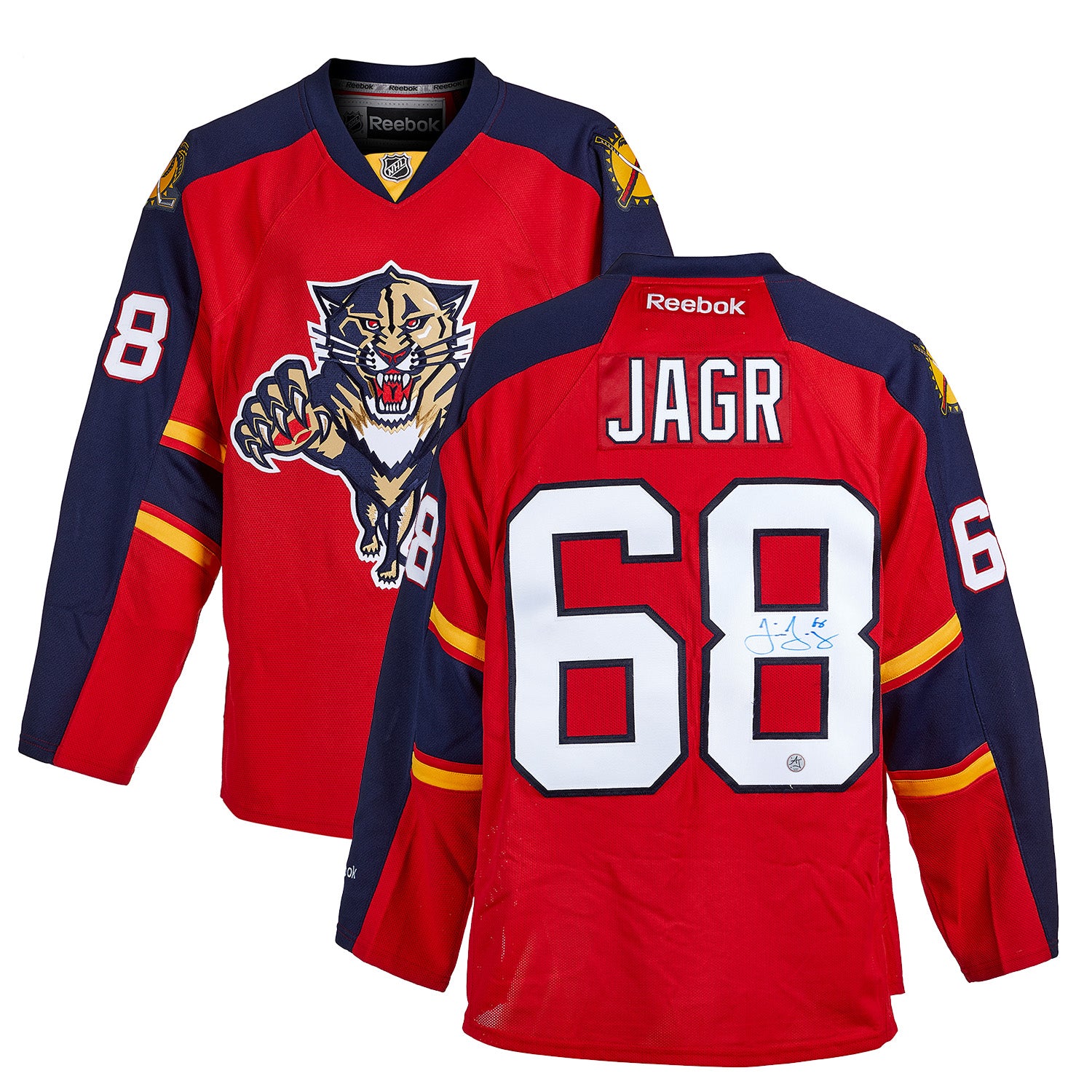 Jaromir Jagr Florida Panthers Autographed Reebok Jersey