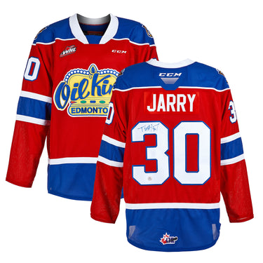 Tristan Jarry Autographed Edmonton Oil Kings CHL CCM Jersey