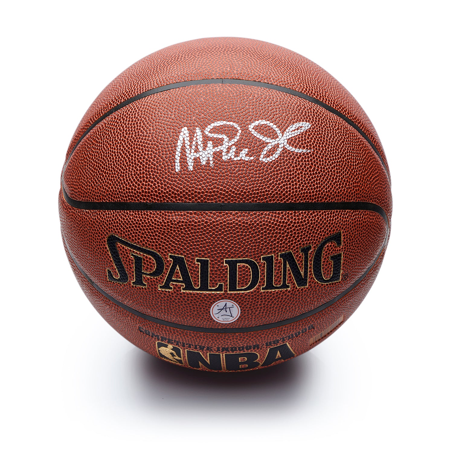Magic Johnson Autographed Spalding NBA I/O Basketball