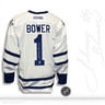 JOHNNY BOWER AUTOGRAPHED SIGNED TORONTO MAPLE LEAFS CCM JERSEY - Heritage Hockey™