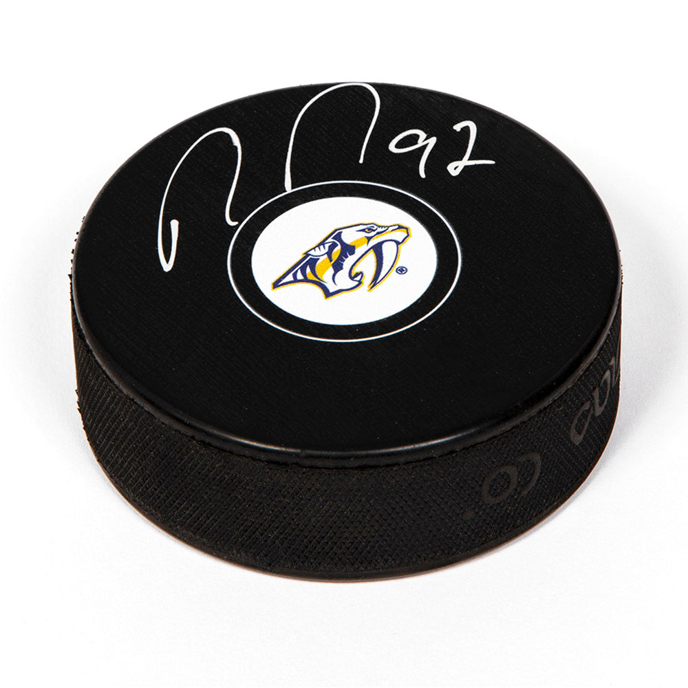 Ryan Johansen Nashville Predators Autographed Hockey Puck