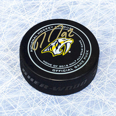 Ryan Johansen Nashville Predators Autographed Official Game Puck