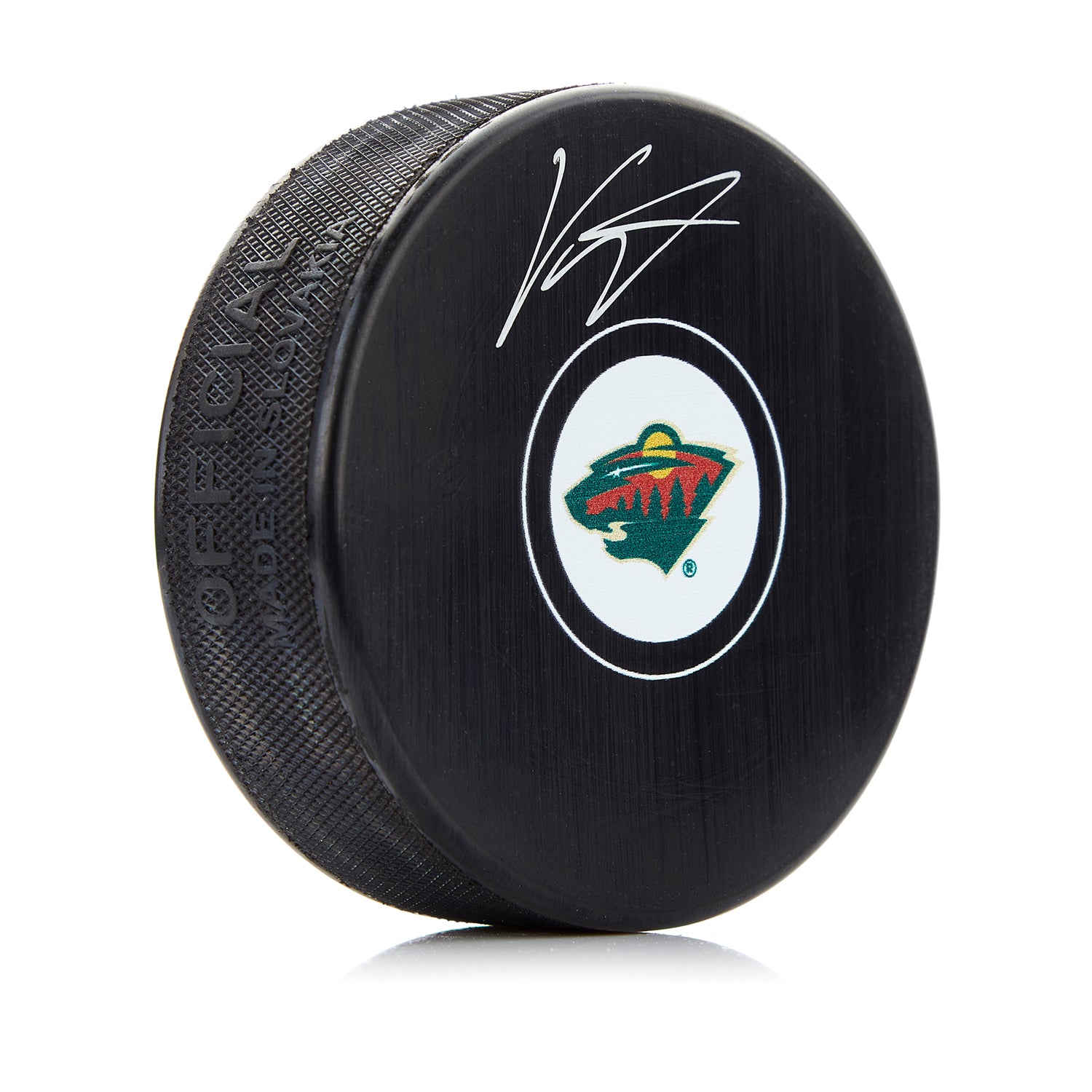 Kirill Kaprizov Autographed Minnesota Wild Hockey Puck