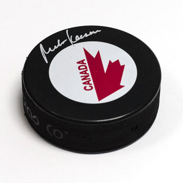 Mike Keenan Team Canada Autographed Canada Cup Hockey Puck