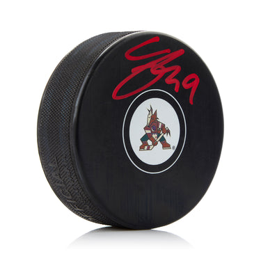 Clayton Keller Autographed Arizona Coyotes Hockey Puck