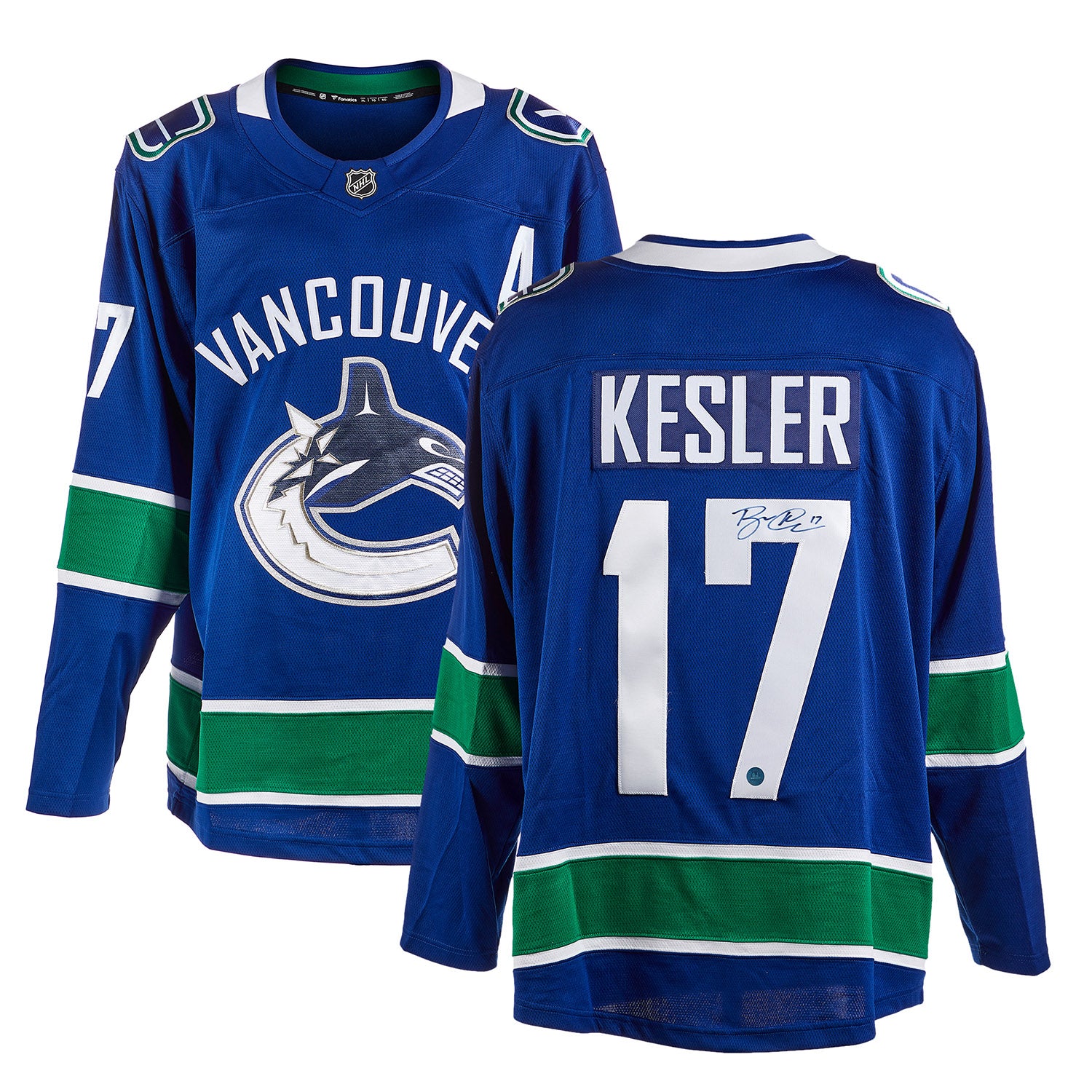 Ryan Kesler Vancouver Canucks Autographed Fanatics Jersey