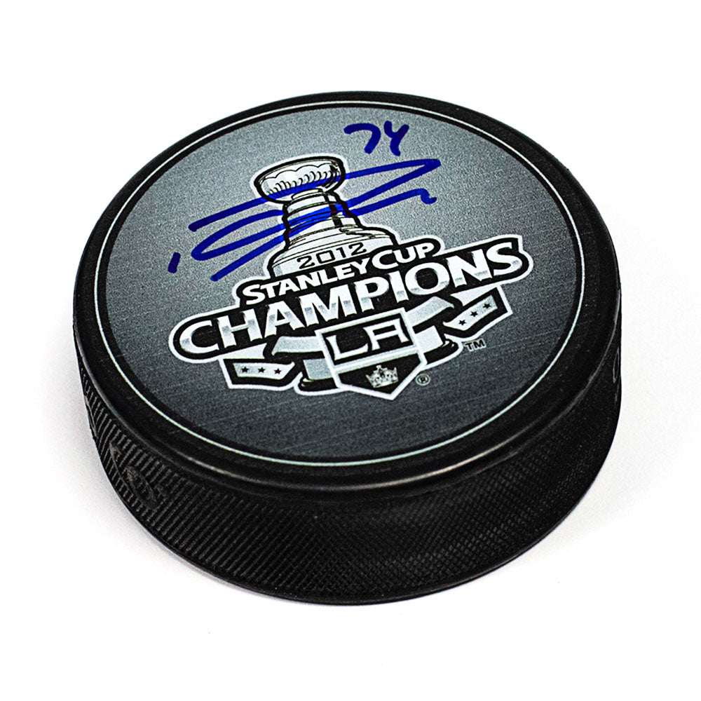 Dwight King Los Angeles Kings Autographed 2012 Cup Hockey Puck