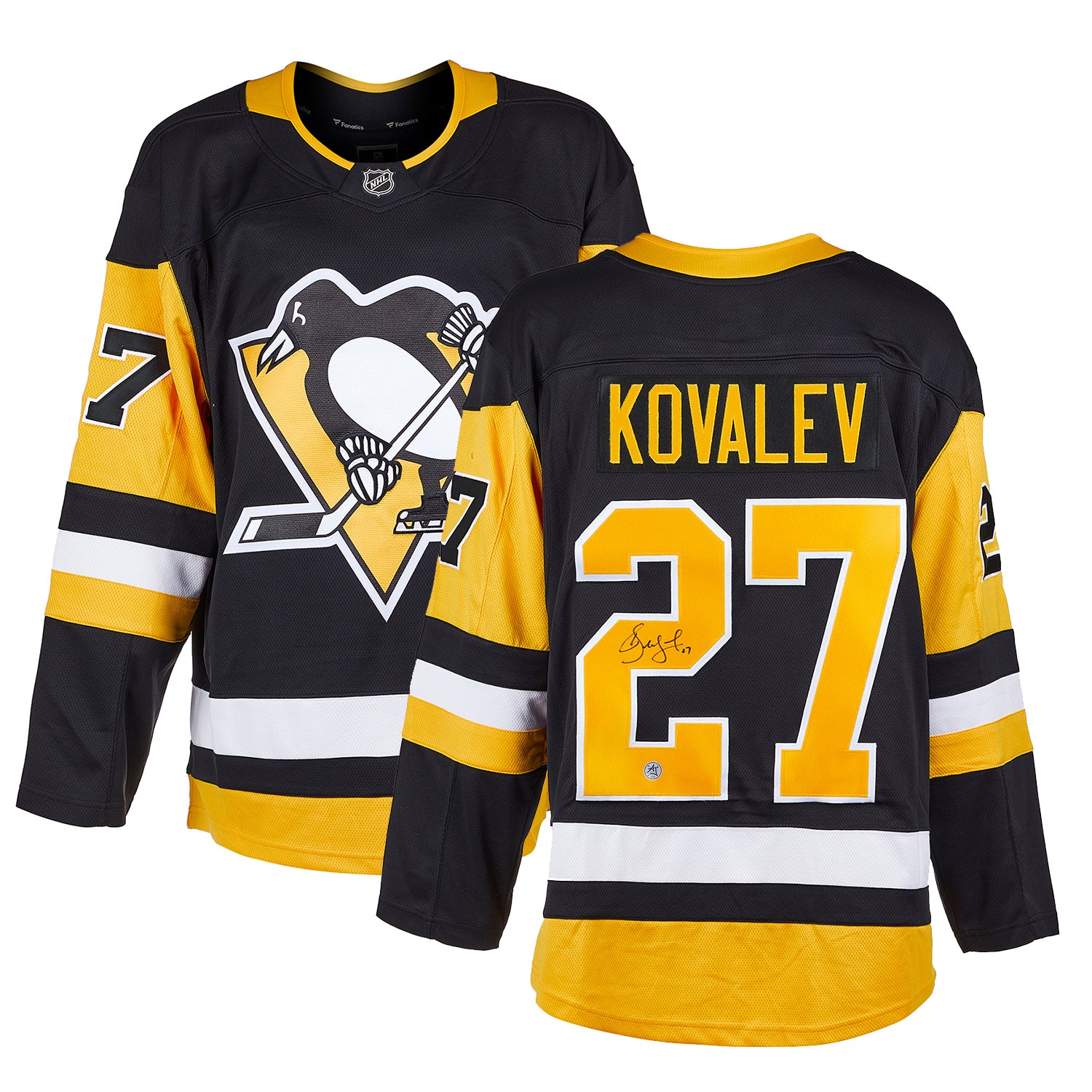 Alexei Kovalev Autographed Pittsburgh Penguins Fanatics Jersey
