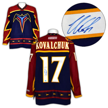 Ilya Kovalchuk Atlanta Thrashers Autographed Vintage CCM Jersey