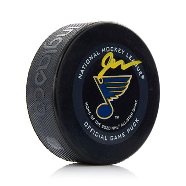 Jordan Kyrou Signed St Louis Blues 2020 All-Star Season Game Puck