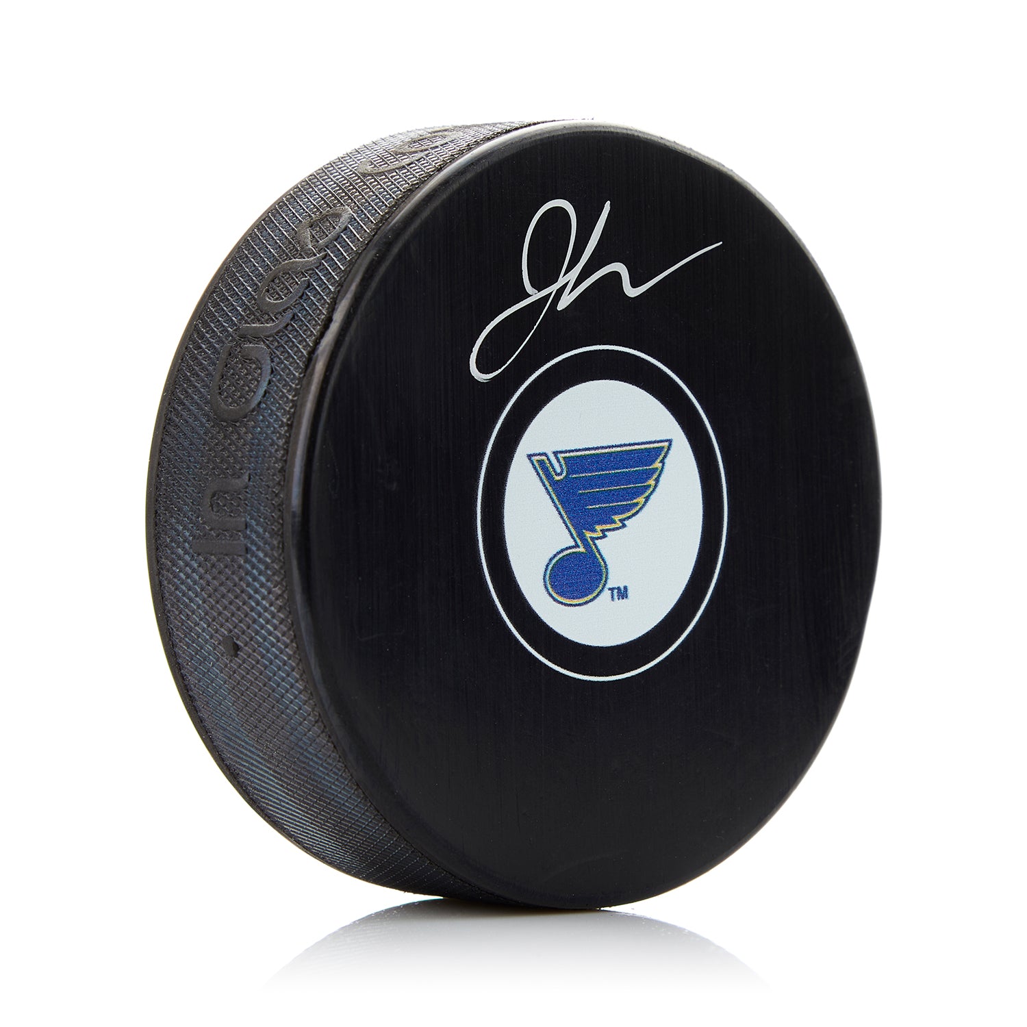 Jordan Kyrou Autographed St Louis Blues Hockey Puck