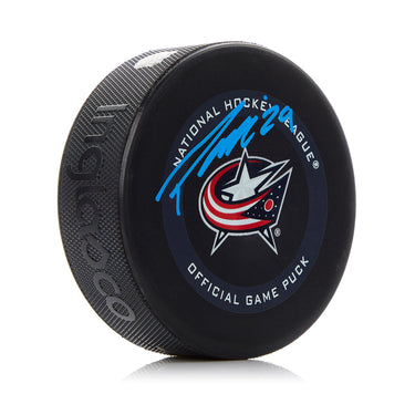 Patrik Laine Columbus Blue Jackets Signed Official Game Puck