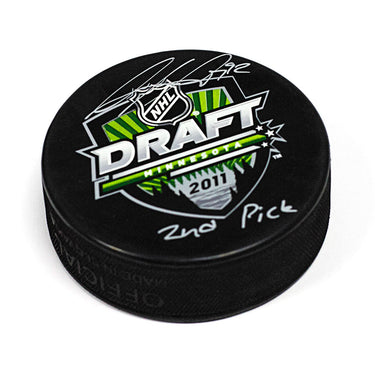 Gabriel Landeskog Signed 2011 NHL Entry Draft Puck with 2nd Pick Note