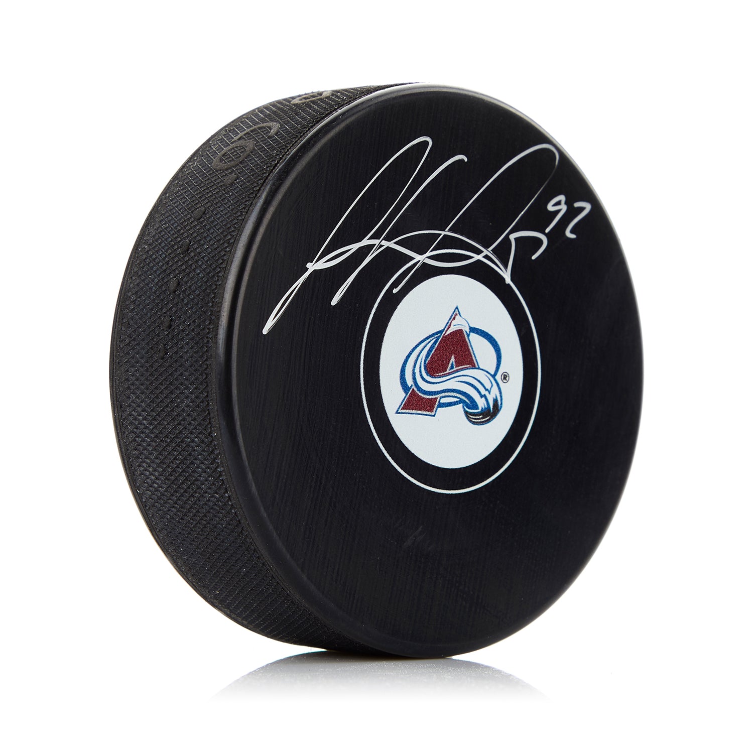 Gabriel Landeskog Colorado Avalanche Autographed Hockey Puck