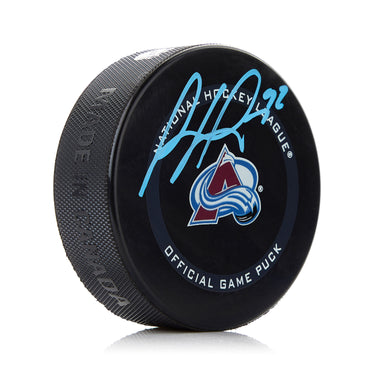 Gabriel Landeskog Colorado Avalanche Signed Offical Game Puck