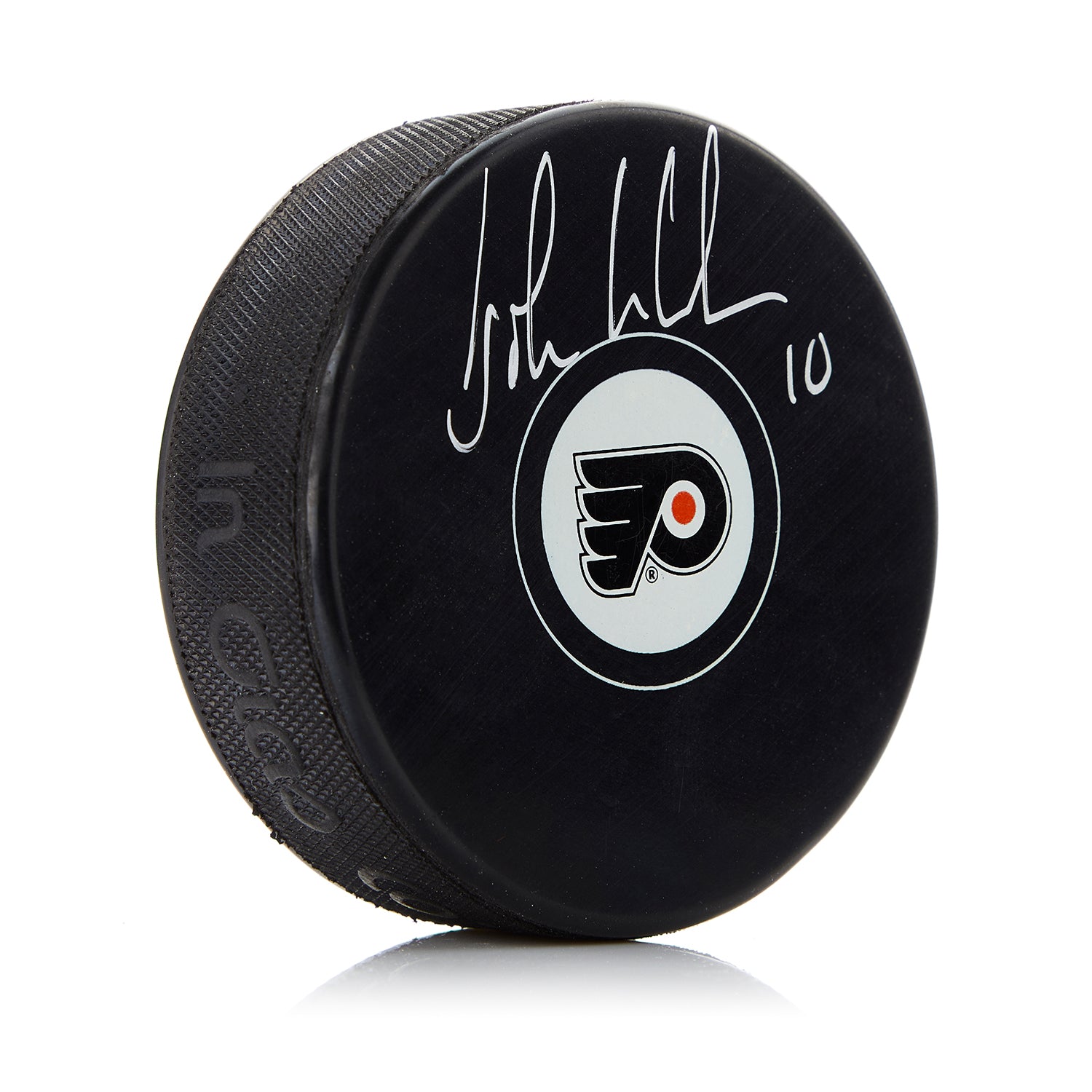John LeClair Philadelphia Flyers Autographed Hockey Puck