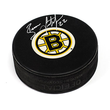 Brian Leetch Boston Bruins Autographed Hockey Puck