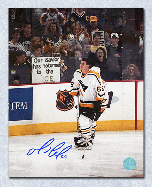 Mario Lemieux Pittsburgh Penguins Autographed Return to the NHL 8x10 Photo
