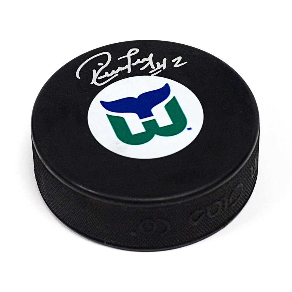 Rick Ley Hartford Whalers Autographed Hockey Puck