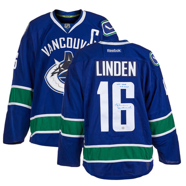 Trevor Linden Signed Vancouver Canucks Final Game Reebok Jersey