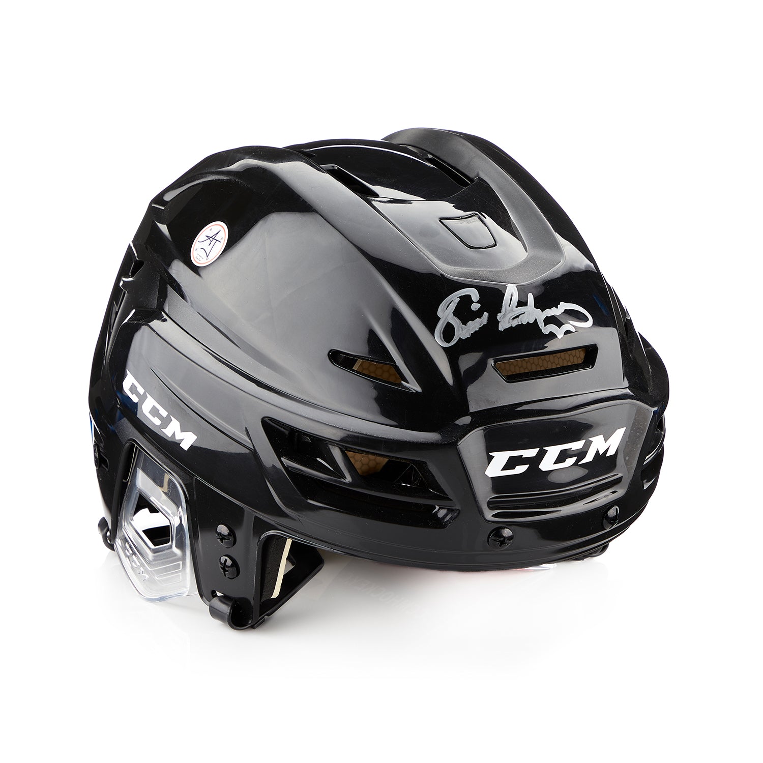 Eric Lindros Signed CCM Black Tacks Hockey Helmet