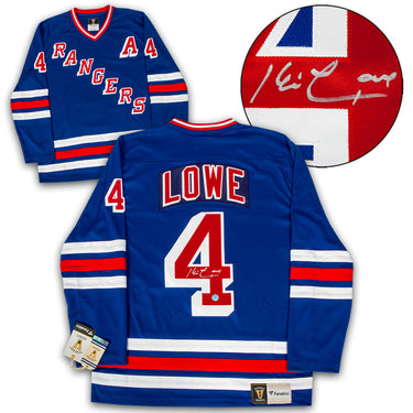 Kevin Lowe New York Rangers Signed Retro Fanatics Jersey