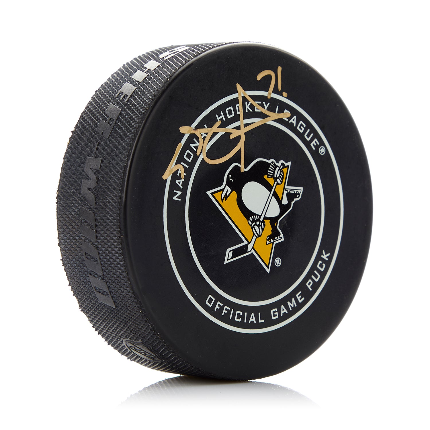 Evgeni Malkin Pittsburgh Penguins Signed Official Game Model Hockey Puck