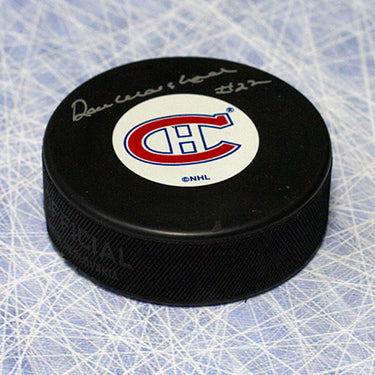 Don Marshall Montreal Canadiens Autographed Hockey Puck