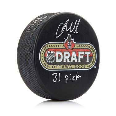 Jacob Markstrom Signed 2008 NHL Draft 31st Pick Puck