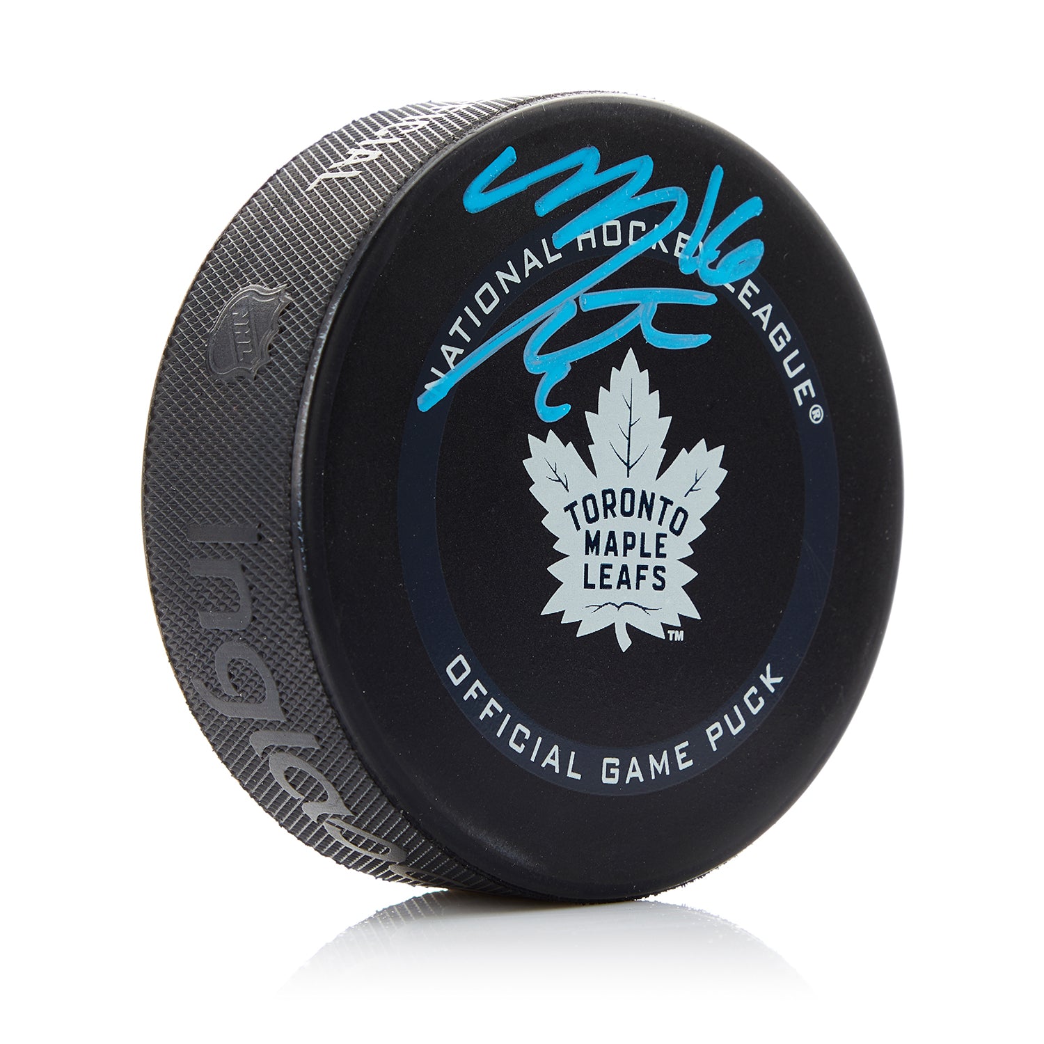 Mitch Marner Signed Toronto Maple Leafs Official Game Puck