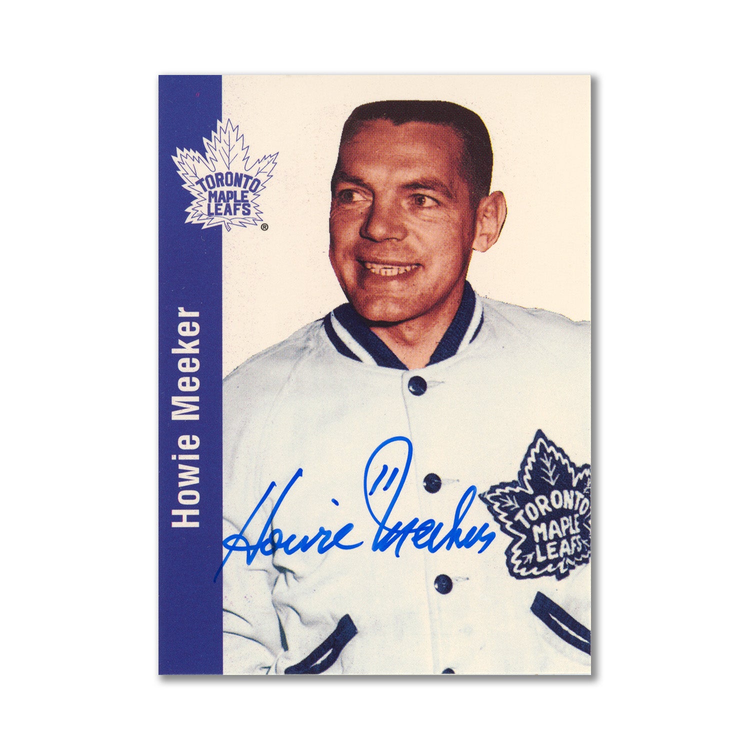 Autographed 1994 Parkhurst Missing Link #133 Howie Meeker Hockey Card