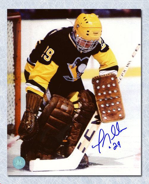 Greg Millen Pittsburgh Penguins Autographed Goalie 8x10 Photo