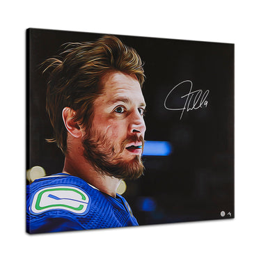 JT Miller Signed Vancouver Player Profile 26x32 Art Canvas /9