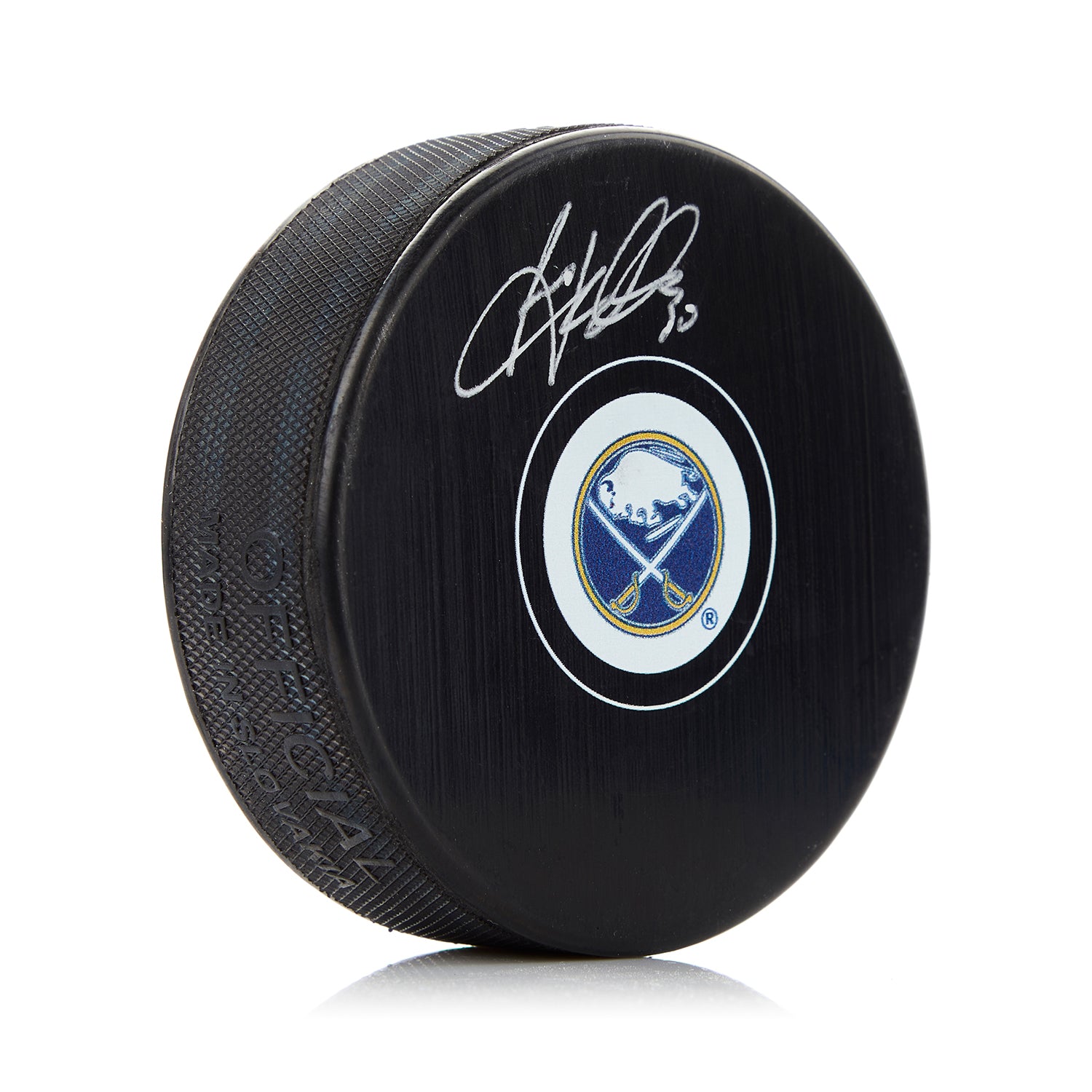 Ryan Miller Buffalo Sabres Autographed Hockey Puck