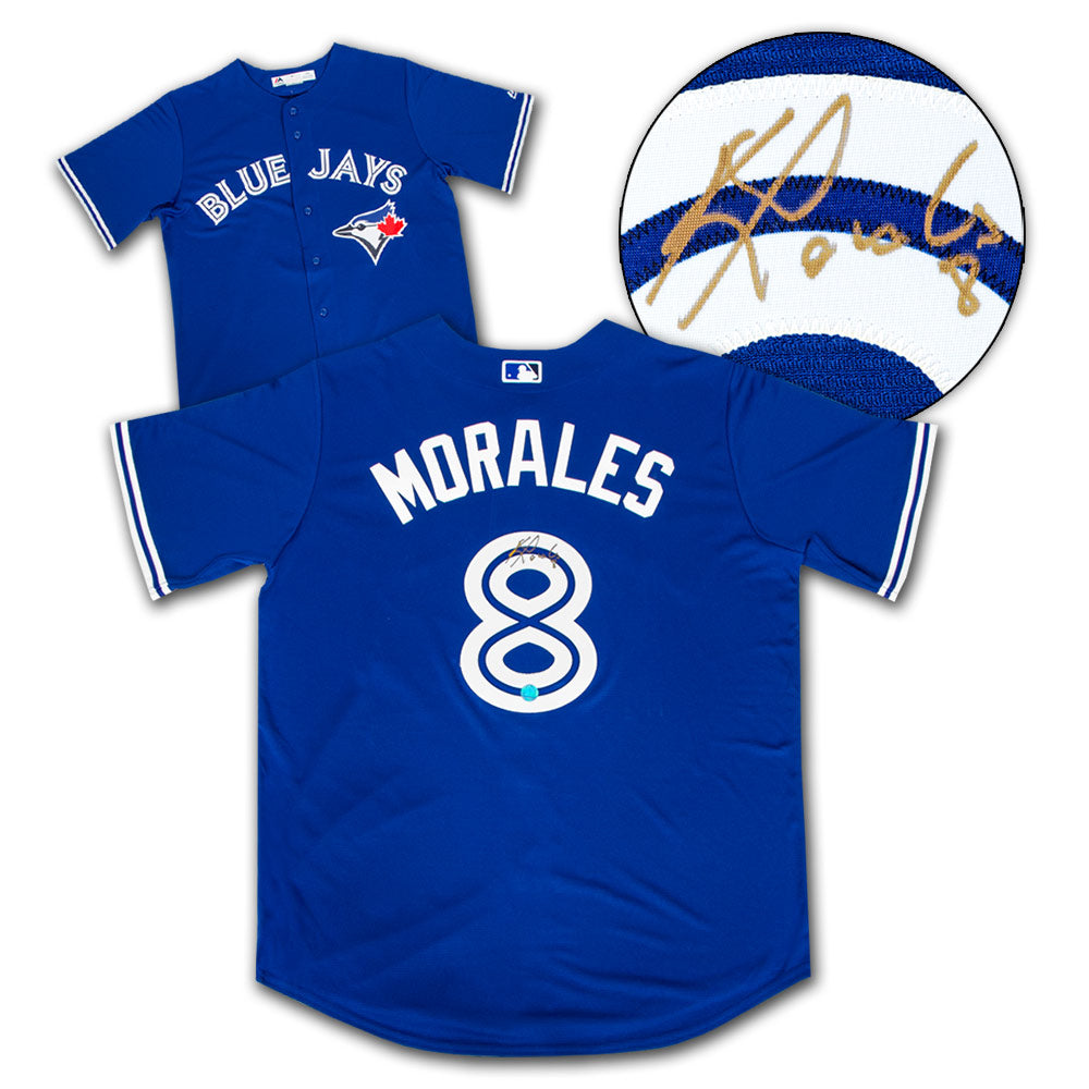 Kendrys Morales Toronto Blue Jays Signed Baseball Jersey