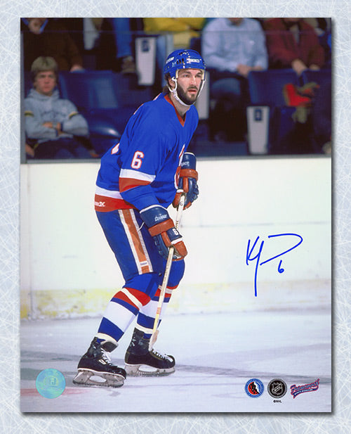 Ken Morrow New York Islanders Autographed Action 8x10 Photo